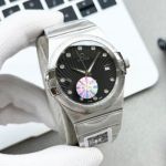 OMEGA Constellation 39mm Co-Axial Watch Black Diamond Dial